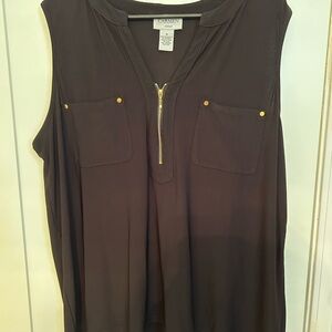 Black Sleeveless Top